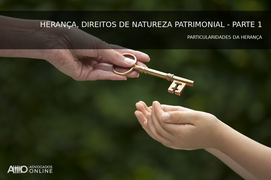 Banner do artigo HERANÇA, DIREITOS DE NATUREZA PATRIMONIAL - PARTE 1 (PARTICULARIDADES DA HERANÇA)